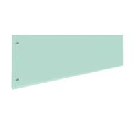 Intercalaire trapèze neutre L 23 cm carton - Sac de 100 - vert