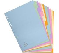 Intercalaires - 21 x 29,7 cm - 12 positions - Exacompta G