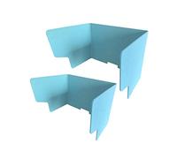 Intercalaires acoustiques de bureau - Cloisons de bureau insonorisées pour réduire le bruit et l'intimité, idéal pour optimiser l'espace de la maison et du bureau