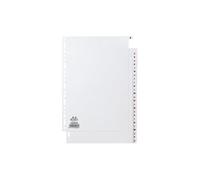 Intercalaires alphabetiques carte blanche - jeu de 26