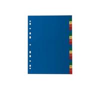 Intercalaires alphabetiques polypropylène couleur A4 - jeu de 21