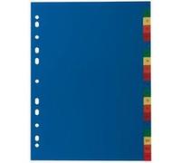 Intercalaires alphabetiques polypropylène couleur A4 - jeu de 21 G