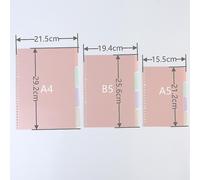 Intercalaires Avec Onglets Inscriptibles - Couleurs Assorties, Plastique Pp Durable, Lot De 10 Pour Une Organisation Facile Des Documents