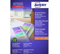Intercalaires Avery personalisables ready index A4 - jeu de 12 G
