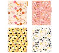 Intercalaires Avery pour agendas Happy Planner, format classique, 9 disques, 4 onglets, motif pois, 1 lot (25477)