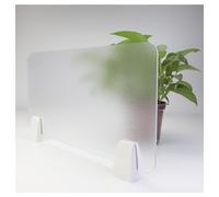 Intercalaires de bureau portables en acrylique - Séparations d'intimité pour la maison, le bureau et la salle de méliorez la mise au point avec des boucliers transparents et un design