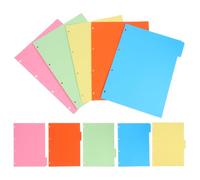 Intercalaires de Classeur, 50 Feuilles, Pages Amovibles | Tabs à Étiqueter, Réorganisation Facile, Usage pour Cahiers et Classeurs de Cours, Style Moderne