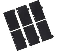 Intercalaires de Classeur à Motif Marin A6, 6 Trous, Onglets | Noir, Organisation par Sections et Repérage Rapide, pour Feuilles Mobiles, Carnets et Prise de Notes
