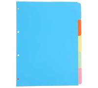 Intercalaires de Classeur A4 Séparateurs Papier, 4 Ensembles | Codage par Couleur des Sections, Repérage Rapide, Usage Bureau et Étude, pour Journaux, Rapports et Couleur Aléatoire