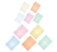 Intercalaires de Classeur Onglets, 6 Trous, Plastique et Papier | Indexation Réutilisable, Organisation par Couleurs, pour Cahiers A5, Dossiers et Notes de Recherche