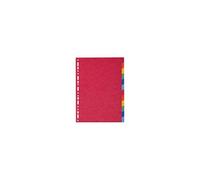 Exacompta Intercalaires Réf.2012SE – Lot 2x A4 12 onglets neutres carte recyclée 220 g/m2