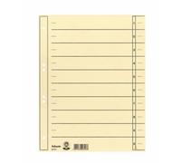 Intercalaires en carton Esselte DIN A4 extra large chamois 100 intercalaires