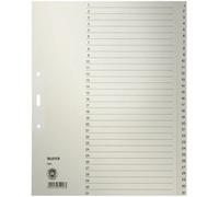 Intercalaires en papier naturel, numéroté, format A4