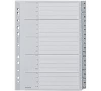 Intercalaires en plastique, A-Z, format A4 extra large