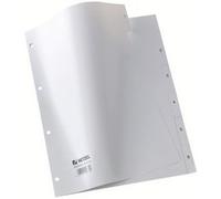 intercalaires en plastique, chiffres, A4, 1-6, PP,