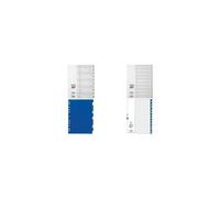 Durable 616202 1 jeu de 10 intercalaires avec onglets imprimés a4 blanc 6162-02 G