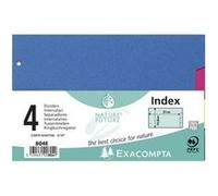 Intercalaires Exacompta Carte Forte 14,8x21cm 4 positions G