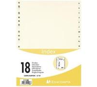 Intercalaires Exacompta carte Peau A4 26 Positions A-Z G