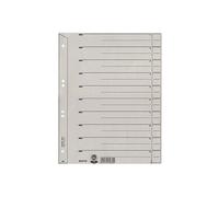 LEITZ Intercalaires, format A4, en carton solide 200 g/m2 G