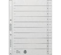Intercalaires, Format A4, (L)240 X (H)300 Mm, Gris,