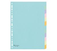 Exacompta Intercalaires carte pastel 170 g Forever 12 positions A4 couleurs assorties