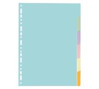 Exacompta Intercalaires - Jeu de 6 - Carte 180 g - A4 - Couleur