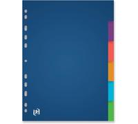Intercalaires Neutres A4xl 6 Positions Polypro Translucide Epaisseur 30/100ème Coloris Assortis