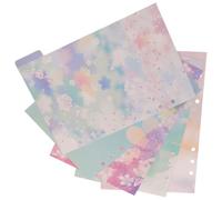 Intercalaires Papier Détachables A5 pour Classeur 5 Feuilles Perforés Plusieurs styles