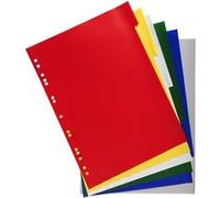 Intercalaires Polypro - 6 Positions - A4 + - Exacompta G