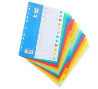 Intercalaires pour Classeur A4 11 Trous Pp, Faciles à Gérer | Présent Rentrée, pour Présentations et Rapports, Étudiants, Accessoire de Classeur, Usage Travail et Apprentissage