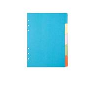 Intercalaires pour classeurs, 2 Sest 5 Pièces/ensemble Anneaux Séparateurs De Papier Épais Coloré for Carnet (couleur, A6)