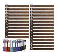 Intercalaires pour disques vinyles de A à Z, système de rangement alphabétique en 26 pièces, système de rangement d'album, trieur de présentoirs, pour les amateurs de musique, décoration de salon