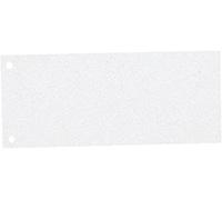 Intercalaires Trapèze De Séparation, Carton 1/3 Feuille A4, Lot De 100, Extra-Large, Blanc, 100% Recyclé