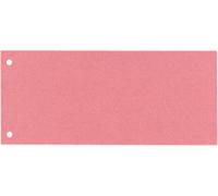 Intercalaires Trapèze De Séparation, Carton 1/3 Feuille A4, Lot De 100, Extra-Large, Rouge, 100% Recyclé