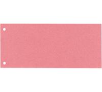 Intercalaires Trapèze De Séparation, Carton 1/3 Feuille A4, Lot De 100, Extra-Large, Rouge, 100% Recyclé