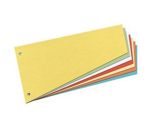 Intercalaires, trapézoidal, carte lustrée, jaune