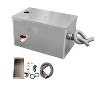 Intercepteur de Graisse Commercial, Séparateur En Acier Inoxydable, Entrée Supérieure, Piège À Graisse Sous Évier Pour Restaurant, Cantine/40 * 30 * 30Cm/16 * 12 * 12In