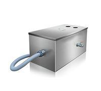 Intercepteur de piège à graisse commercial - Filtre à graisse en acier inoxydable pour drainage sous évier - Gestion des déchets essentiels pour les restaurants
