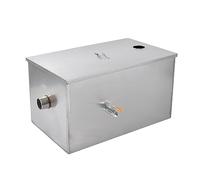 Intercepteur de piège à graisse séparateur d'eau d'huile crépine d'acier inoxydable for les eaux usées cuisine Restaurant(500X300X300MM)