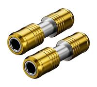 Interchangeable Double Side Drill Adapter With Automatic Chucks Locking Strong Carbon Steel Body For Various Tool Hexagonal Drill Adapter
