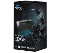 Intercom Bluetooth - CARDO - PACKTALK EDGE DUO - Étanche - Haut-parleurs 40mm - Rechargeable USB
