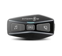 Interphone U-com 4 Système de communication Bluetooth Pack unique, noir