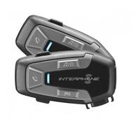 Interphone Cellularline U-com 6r Pack Intercom 2 Units Argenté