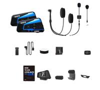 Intercom moto Bluetooth, BT 50 communication sans fil, partage de musique, pack de 2 pièces