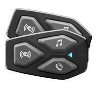 Interphone U-Com 3, système de communication twin set Noir Noir
