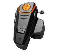 Intercom Moto Bluetooth,Kit Communication Oreillette Bluetooth Casque Moto Interphone Main Libre -1 Pack, Microphone Dur
