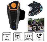 Intercom Moto Oreillette Bluetooth Kit Moto Main Libre. QTA35 800m Ecouteur Bluetooth, Walkie-Talkie intégrable au Casque Moto(1pcs)