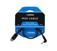 Hugo Boss Câble MIDI BMIDI-1-35 30 cm minijack TRS vers 5 broches, connexion premium pédales BOSS