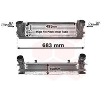 VAN WEZEL - Intercooler (échangeur) 06004467 - Réf. 06004467