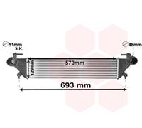 INTERCOOLER 17004415 VAN WEZEL Pour FIAT